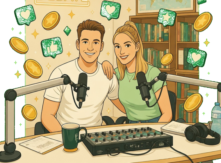 Independent creator receiving direct support from their audience